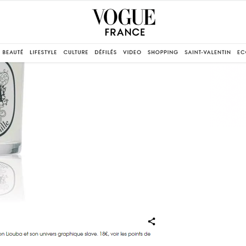 Vogue nous a aussi cité !!!