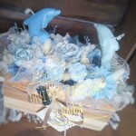 Bouquet de Fleurs de Cire BLEU