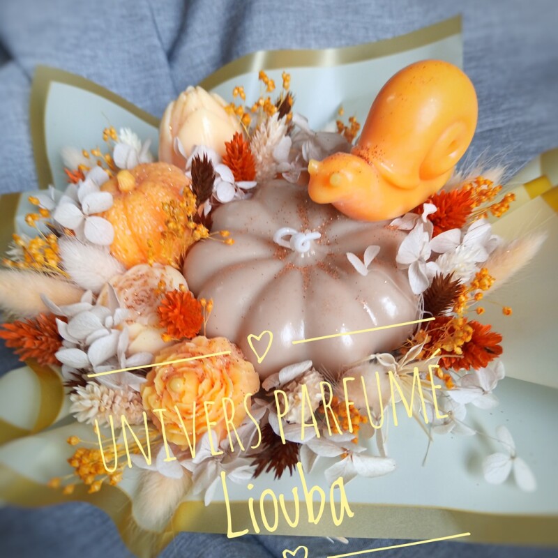 Bouquet de Fleurs de Cire Automne