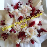 Bouquet de Cire Crème & Bordeaux