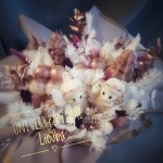 Bouquet de Fleurs de Cire Noël Bronze