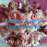 Bouquet de Fleurs de Cire Rose & Lie de Vin