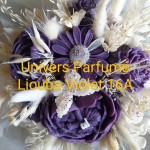 Bouquet de Fleurs de Cire VIOLET