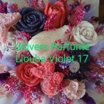 Bouquet de Fleurs de Cire VIOLET