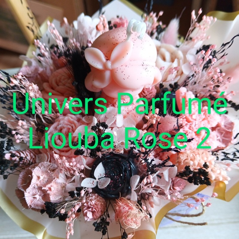 Bouquet de Fleurs de Cire ROSE