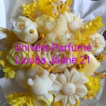 Bouquet de Fleurs de Cire JAUNE