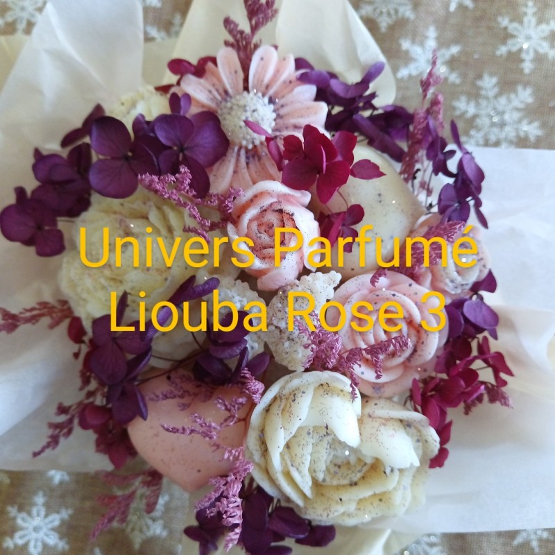 Bouquet de Fleurs de Cire ROSE