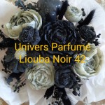 Bouquet de Fleurs de Cire NOIR