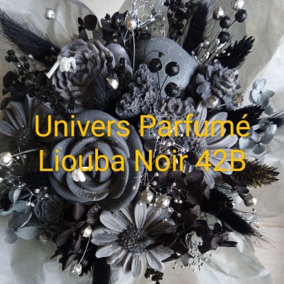 Bouquet de Fleurs de Cire NOIR
